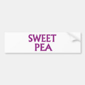 Sweet Pea Bumpersticker (Voorkant)