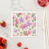 Sweet Pea Charming Retro Pastel Servet (Insitu)