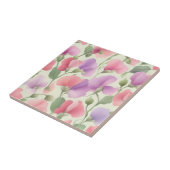 Sweet Pea Charming Retro Pastel Tegeltje (Zijkant)