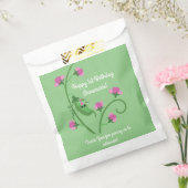 Sweet Pea Cute 1e verjaardag Bedankzakje (Gezegeld)