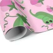 Sweet Pea Cute 1e verjaardag Cadeaupapier (Rol Hoek)