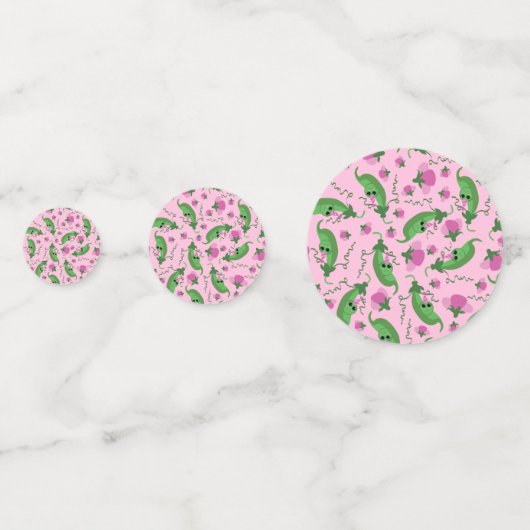 Sweet Pea Cute 1e verjaardag Confetti (Achterkanten)