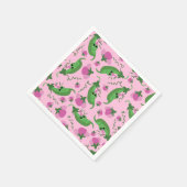 Sweet Pea Cute 1e verjaardag Servet (Hoek)