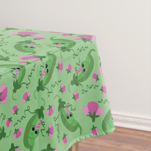 Sweet Pea Cute 1e verjaardag Tafelkleed (Voorbeeld)