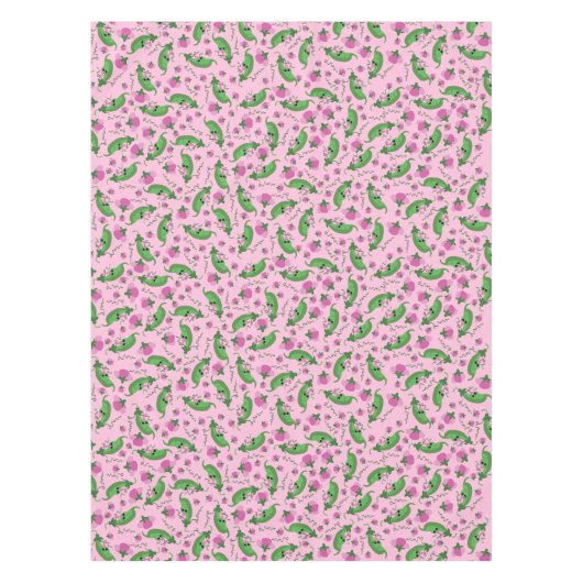 Sweet Pea Cute 1e verjaardag Tafelkleed (Voorkant)