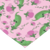 Sweet Pea Cute 1e verjaardag Tafelkleed (Gekanteld)