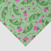 Sweet Pea Cute 1e verjaardag Tissuepapier (Detail)