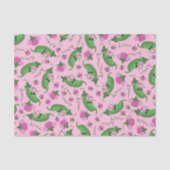 Sweet Pea Cute 1e verjaardag Tissuepapier (Voorkant)