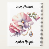 Sweet Pea & Diamond April Verse – 2026 Full-Year Planner (Achterkant)