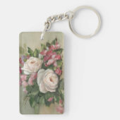 Sweet Pea en Rose Bouquet Sleutelhanger (achterkant)
