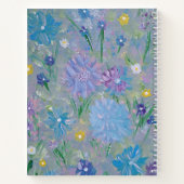 Sweet Pea Floral gepersonaliseerd notitieboek (Achterkant)