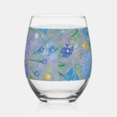 Sweet Pea Floral Wijnglas Zonder Voet (Links)