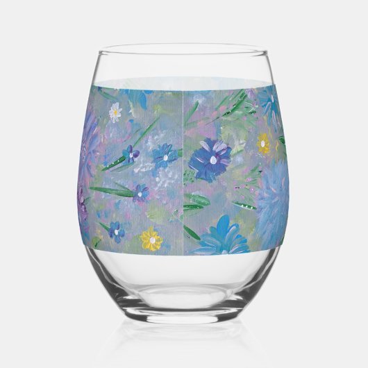 Sweet Pea Floral Wijnglas Zonder Voet (Links)