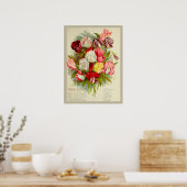  Sweet Pea Flower Boeket Zaden Catalogus Poster (Keuken)