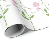 Sweet Pea Flower Cadeaupapier (Rol Hoek)