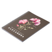 Sweet Pea Flower - Notitieboek personaliseren het (Linkerzijde)