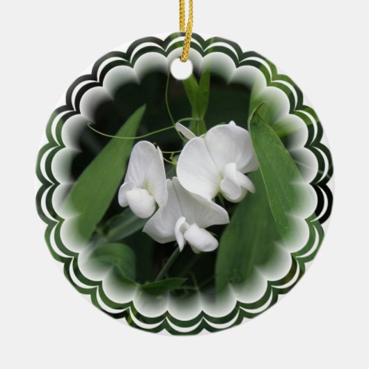 Sweet Pea Flower Ornament (Voorkant)