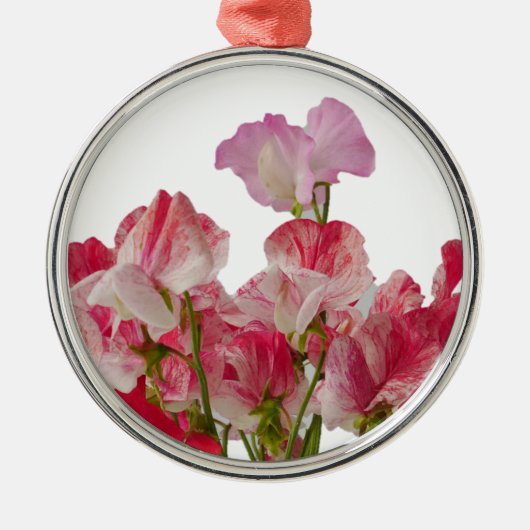 Sweet Pea Flowers Ornament (Voorkant)