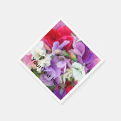 Sweet Pea Flowers servet (Hoek)