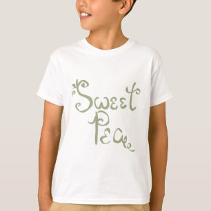 Sweet Pea Fun Quote Endearment voor de landen T-shirt