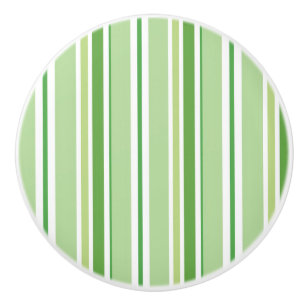 Sweet Pea Green Stripes Dresser Keramische Knop