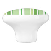 Sweet Pea Green Stripes Dresser Keramische Knop (Zijkant)