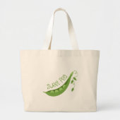 Sweet Pea Grote Tote Bag (Voorkant)