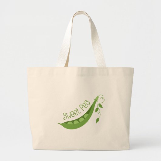 Sweet Pea Grote Tote Bag (Voorkant)