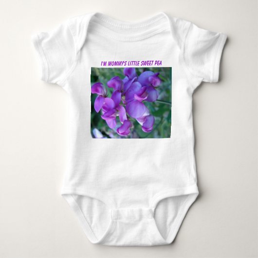 Sweet Pea, ik ben mama's kleine snoepje Romper (Voorkant)