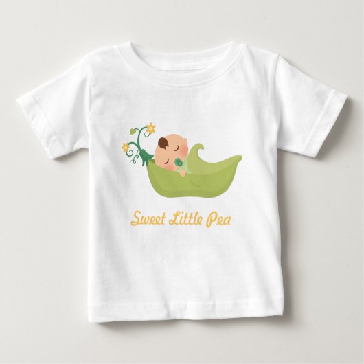Sweet Pea In A Pod Voor Baby Boy (Voorkant)