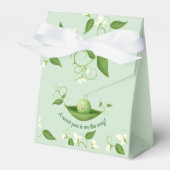 Sweet Pea is op de weg Baby shower Bedankdoosjes (Voorkant Zijde)