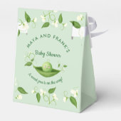 Sweet Pea is op de weg Baby shower Bedankdoosjes (Achterkant)