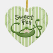 Sweet Pea Keramisch Ornament (Voorkant)