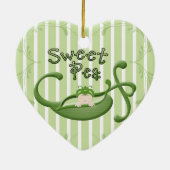 Sweet Pea Keramisch Ornament (Achterkant)