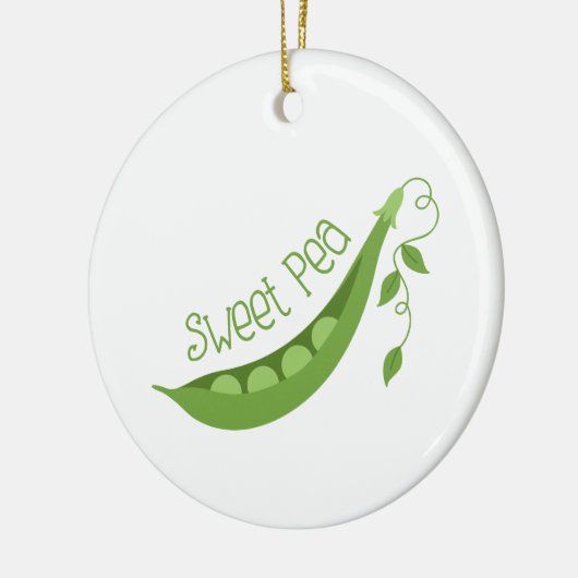 Sweet Pea Keramisch Ornament (Links)