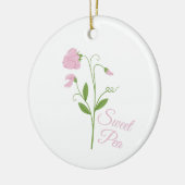 Sweet Pea Keramisch Ornament (Links)