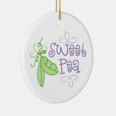 Sweet Pea Keramisch Ornament (Rechts)