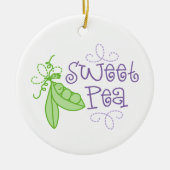 Sweet Pea Keramisch Ornament (Voorkant)