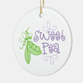 Sweet Pea Keramisch Ornament (Links)