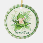 Sweet Pea Keramisch Ornament (Voorkant)