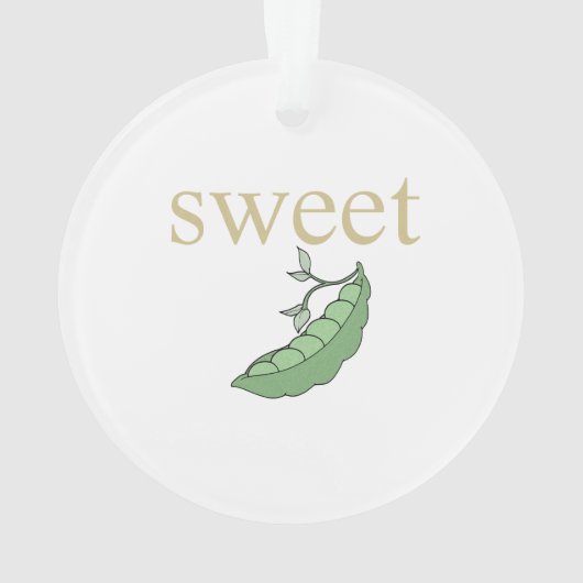 Sweet Pea Liefje Persoonlijk Sweetie Persona Ornament (achterkant)