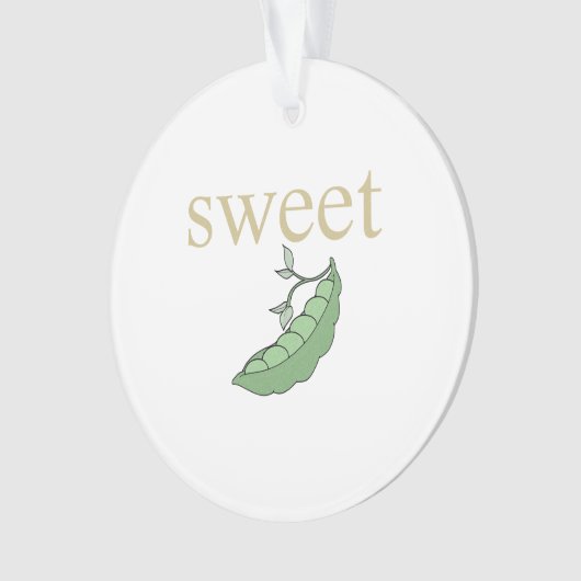 Sweet Pea Liefje Persoonlijk Sweetie Persona Ornament (voorkant)