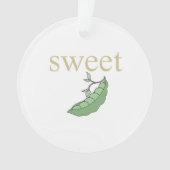 Sweet Pea Liefje Persoonlijk Sweetie Persona Ornament (voorkant)