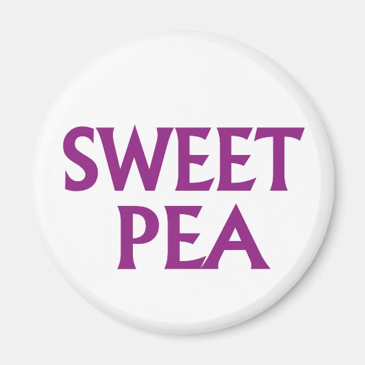 Sweet Pea Magneet (Voorkant)