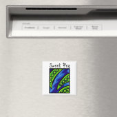 Sweet Pea Magneet (Insitu (Vaatwasser))