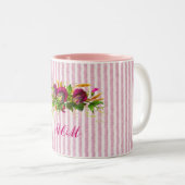 Sweet Pea-Mok Tweekleurige Koffiemok (Voorkant rechts)