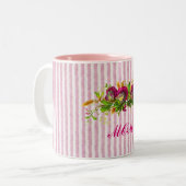 Sweet Pea-Mok Tweekleurige Koffiemok (Voorkant links)
