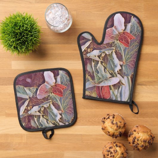 SWEET PEA OVENWANT & PANNENLAP SET (Top down)