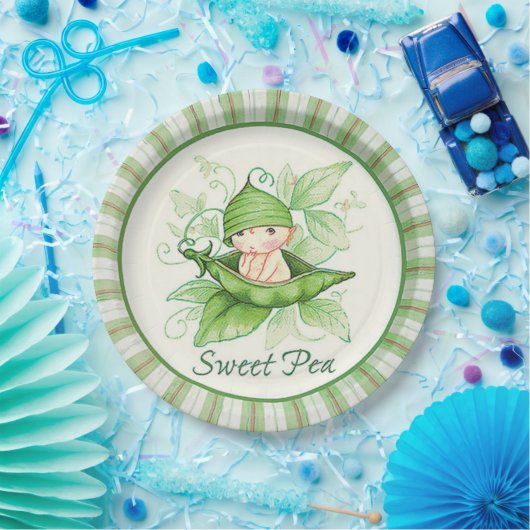 Sweet Pea  Papieren Bordje (Feest)