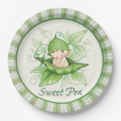 Sweet Pea  Papieren Bordje (Voorkant)
